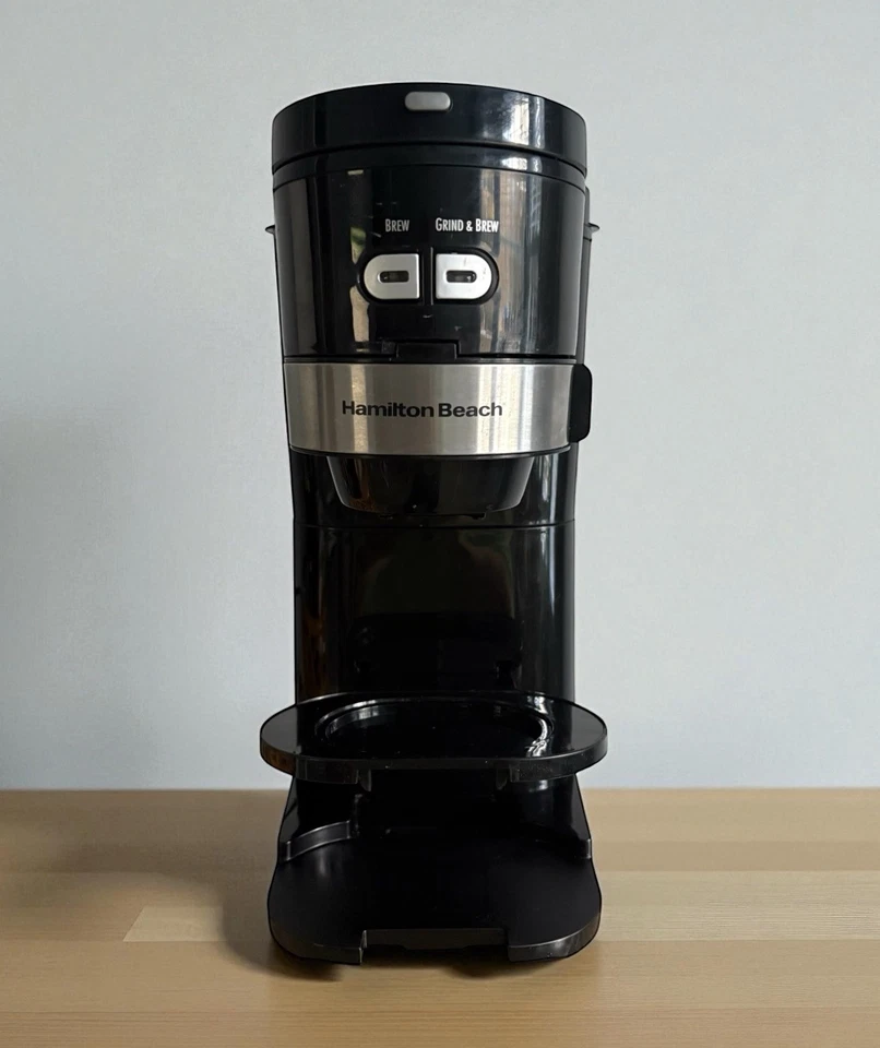 Hamilton Beach Grind & Brew Single Serve Coffee Maker Black Tested Works Great! - Image 1 of 4