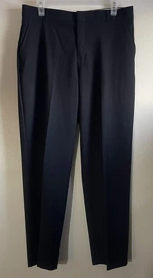 Chaps Pantalones Niños Talla 20 Husky Negro Frente Plano Elastizado Uniforme Escolar Foto 1 de 4