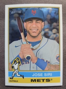 2025 Topps Heritage - Numero alto SP Jose Siri #460 cromato - Foto 1 di 2