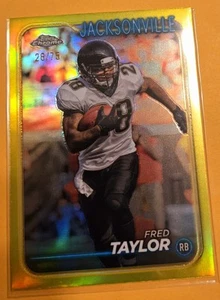 Topps Chrome 2024 Fred Taylor #89 Yellow #d 26 of 75 Jacksonville Jaguars - Picture 1 of 2