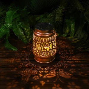 Solar Lanterns Outdoor Waterproof, Butterfly Garden Decor Hanging Solar Light... - Picture 1 of 7