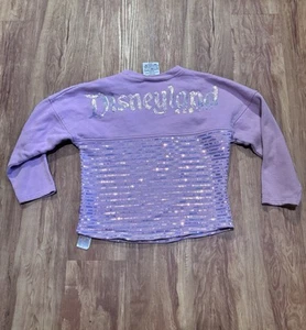 Disneyland Disney Parks Iridescent Pink Sequins Spirit Jersey Girls size Large - Picture 1 of 4