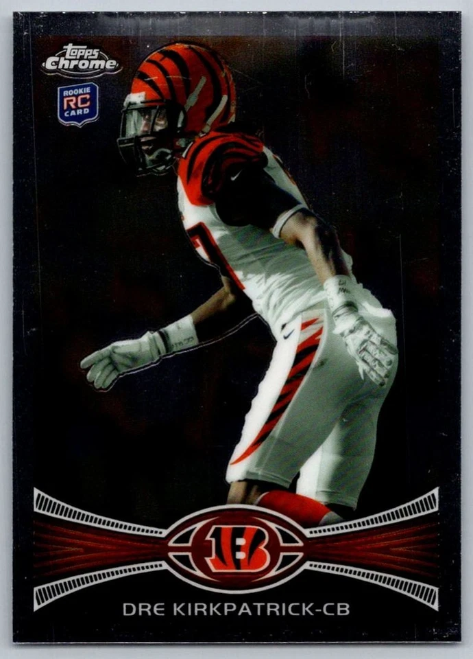 2012 Topps Chrome Dre Kirkpatrick Cincinnati Bengals #28 - Image 1 of 2