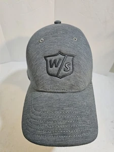 Wilson Staff Mens Gray Golf Hat Cap Strapback Adjustable - Picture 1 of 3