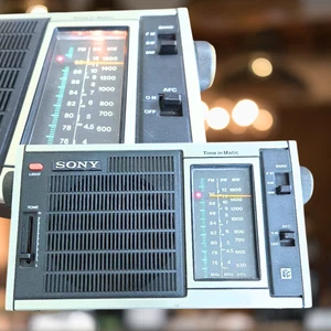 Sony ICF-5350 Vintage Japan Made 3 Band AM FM SW Radio 70er Analog Timer getestet - Bild 1 von 13