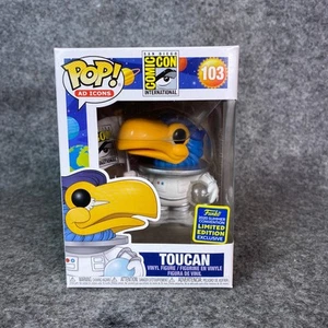 Funko Pop Ad Icons Toucan 103 SDCC 2020 Edizione Limitata Comic Con Mascotte Figura - Foto 1 di 7