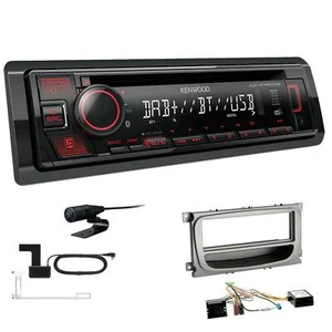 Kenwood Autoradio Spotify DAB Set für Ford Galaxy Facelift ab 2007 silber - Bild 1 von 5