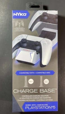 Nyko Charge Base for PS5 Dualsense Controllers NEW - Image 1 of 4