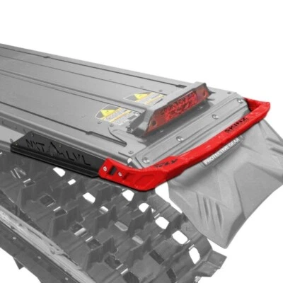 Skinz POLARIS NXT LVL Rear Bumper - Red/Flat Black - 2016-2022 AXYS 155 - Image 1 of 2