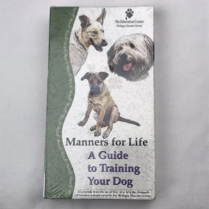 Michigan Humane Society Dog Training VHS 1999 Brand New Sealed Video - Picture 1 of 3