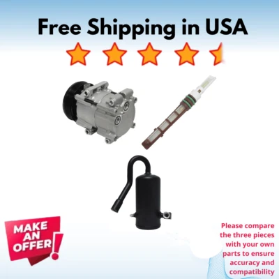 Kit Compresor A/C Fit Ford Bronco 1992-1993, F-150 1992-1993, F-250 1992-1993 Foto 1 de 4