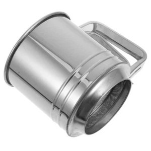 Flour Sieve Small Sifter Stainless Steel Mesh Strainer Baking Fine - Picture 1 of 12