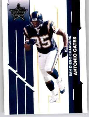 2006 Rookies & Stars Antonio Gates NFL Base Card PWE Chargers #84 - Image 1 of 2