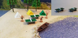 Mesas de ping pong 2 piezas pista de ping pong TT 1:120 kit - Imagen 1 de 1