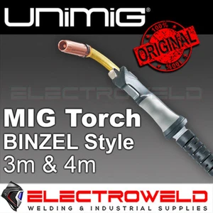 Antorcha de soldadura MIG UNIMIG SB500 Binzel refrigerada por agua 3 4 m 500 A pistola de refrigeración SB5003M - Imagen 1 de 9