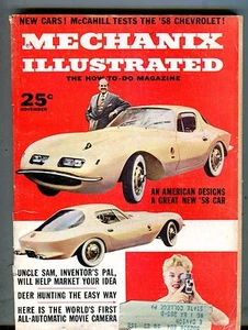 Mechanix Illustrated Magazine November 1957 Tom McCahill ML 070317nonjhe - Imagen 1 de 1