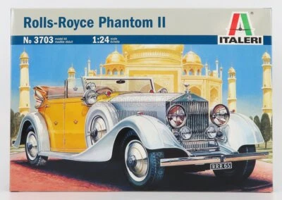 MODELLINO AUTO STATICO ITALERI ROLLS ROYCE PHANTOM II 1936 MODELLISMO SCALA 1/24 - Immagine 1 di 2