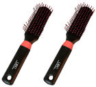 TWO Salon Detangling Healthy Paddle Cushion Hair Loss Brush Hairbrush Comb Scalp
