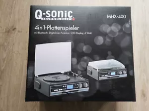 Q-Sonic MHX-400.MP3 Plattenspieler Digitalisierer Schallplatten MC in Mp3 umwand - Bild 1 von 4