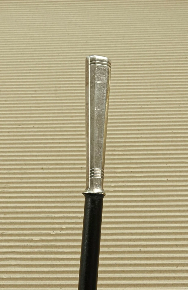 vintage Walking Stick Cane silver 800 - Image 1 of 4