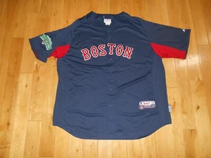 Majestic 2012 Blue BOSTON RED SOX Fenway Park 100th Authentic MLB Team Jersey 2X - Picture 1 of 8