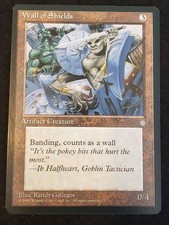 Wall of Shields X4 Ice Age LP MTG Magic the Gathering Cards Play Set