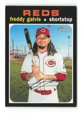2020 Topps Heritage Freddy Galvis  #301   Cincinnati Reds Baseball Card