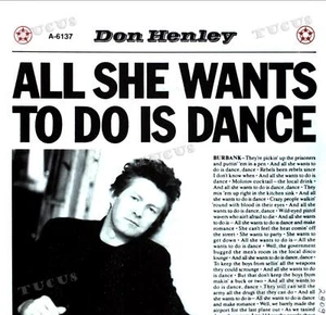 Don Henley - All She Wants To Do Is Dance 7in (VG+/VG+) '* - Picture 1 of 1