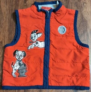 Vintage 102 Dalmatians Disney Kids Vest Red Dogs 18 Month - Picture 1 of 7