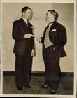 1941 Press Photo Frank Nagel Sr. & Jr. model at Customs Cutters' Style Show, NYC