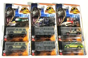 Matchbox Jurassic World Dominion Set Of 6 Vehicles 1:64 Diecast Cars & Trucks T3 - Picture 1 of 7