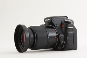 Sony Alpha A200 10.2MP Digital SLR Camera - Black with 18-70mm Lens (GW)