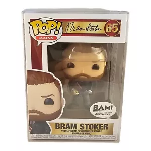 Funko 2021 Pop! Icons #65 Bram Stoker Dracula Author BAM Exclusive - Picture 1 of 10