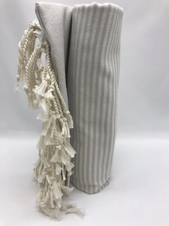 Toalla turca Peshtemal: secado rápido playa baño picnic yoga % 100 algodón hammam Foto 1 de 4