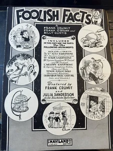 Partituras extrañas 1931 Frank Crumit y Blackstone Radio Hour - Imagen 1 de 4