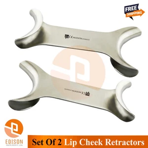 Set Of 2 Lip Cheek Retractors Dental Oral Surgery Mouth Tongue Lips Opener - Picture 1 of 2