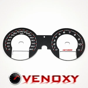Ducati Monster S4 S4R S2R 2001-2008 MPH Replacement Gauge Faces - Picture 1 of 1