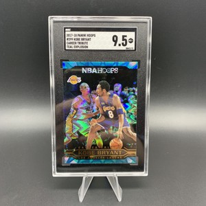 2017-18 Panini Hoops - Kobe Bryant #299 Teal Explosion - Lakers HOF SGC 9.5 #2