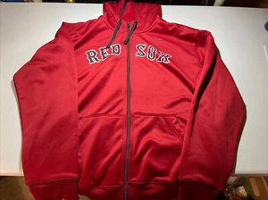 Nike Red Sox Full Zipper Sweatshirt With Hood NikeFit Size Extra Large - Picture 1 of 11