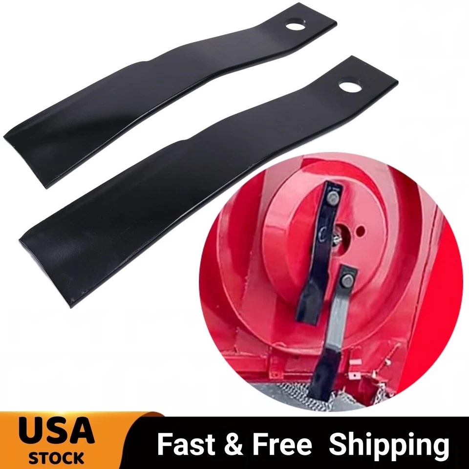 Bush Hog 7555 Set of 2 Replacement Rotary Cutter Blades For Bush Hog John Deere