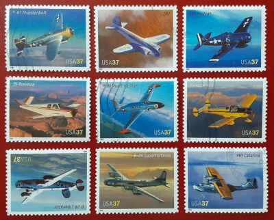 US 2005 37c Used Airplanes Short Set (One missing) Superb 5899 - Image 1 of 2