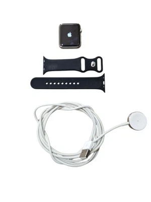 APPLE Watch 1st Gen A1554 42mm 316L Stainless Steel Black Sport Band - Image 1 of 4