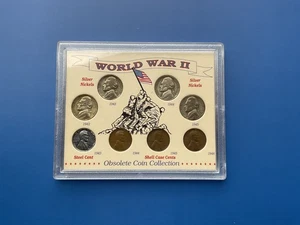 World War II Obsolete Coin Collection 8 Coin Set 1942-1946 - Picture 1 of 2