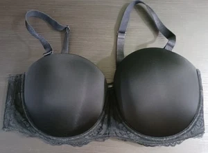 Torrid Curve Size 40F Bombshell Everyday Strapless Bra Black Lace Convertible - Picture 1 of 20
