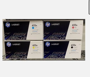 Genuine HP LaserJet 655A Toners Cartridges Set - Afbeelding 1 van 1
