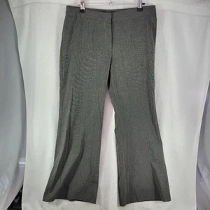 M&S Trousers Womens Size 12 S Grey Mix Bootcut Leg Relaxed Fit Formal - Picture 1 of 13