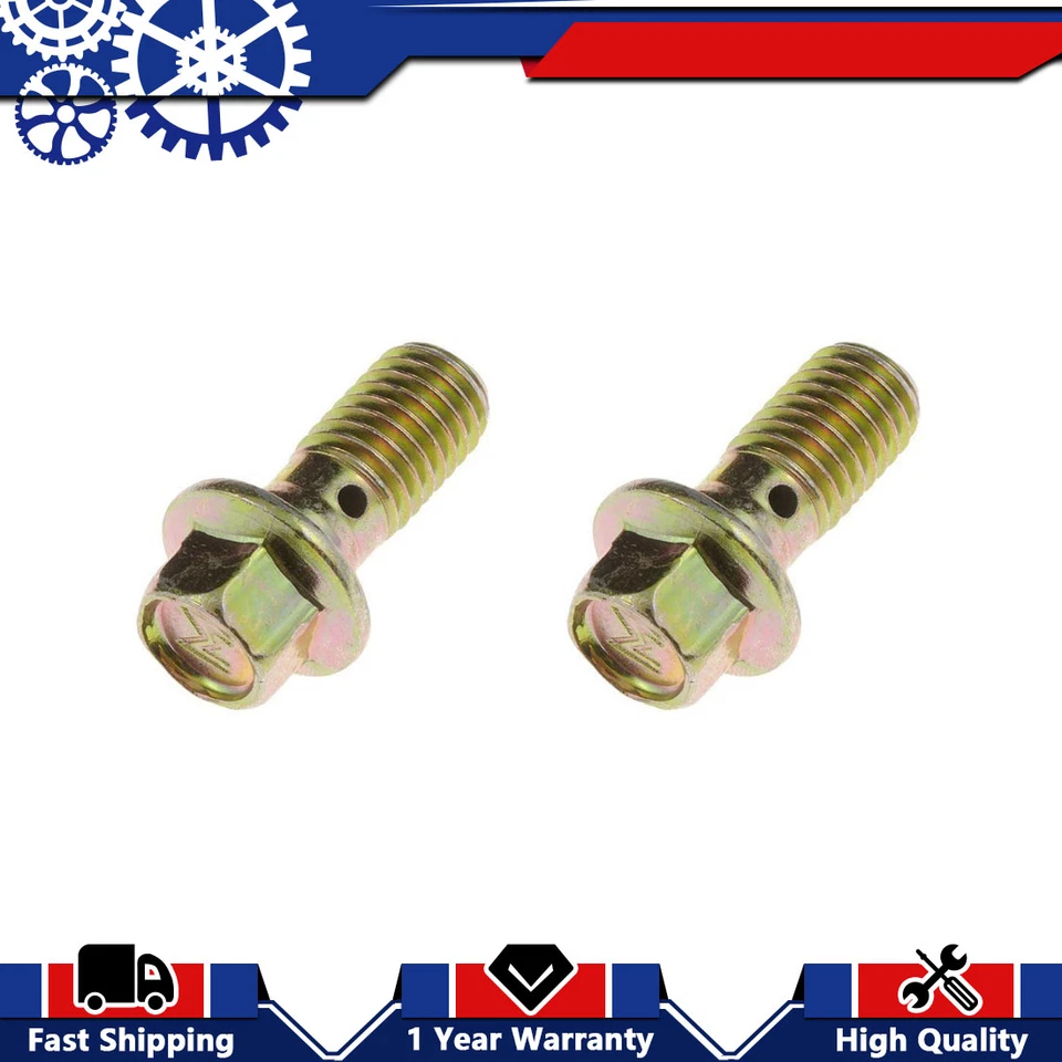 Manguera de línea de freno delantero Dorman a perno de pinza 2x para Chevrolet Camaro 3,6 L Foto 1 de 2