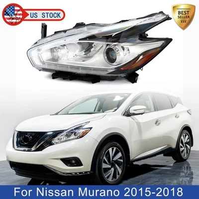 Full LED Headlight Assembly Headlamp Driver Side For 2015-2018 Nissan Murano Foto 1 de 4