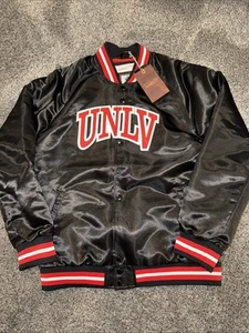Mitchell & Ness UNLV Rebels Jacket Youth Sz L $100 Brand New Rare - Picture 1 of 6