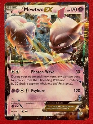 Mewtwo EX 61/162 NM Ultra Rare XY BREAKthrough NM Holo Foil Pokemon 2015 - Image 1 of 4